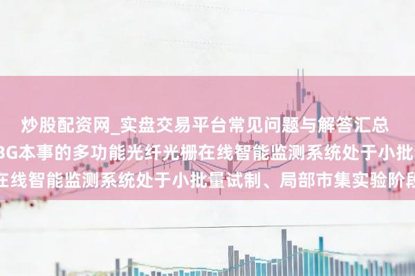 炒股配资网_实盘交易平台常见问题与解答汇总 东华测试：公司基于FBG本事的多功能光纤光栅在线智能监测系统处于小批量试制、局部市集实验阶段